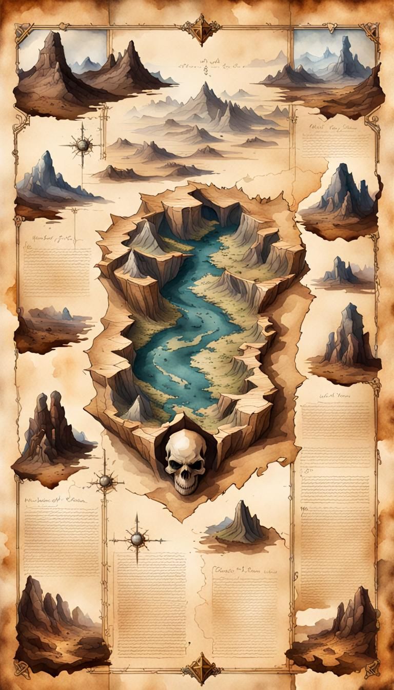 Skull canyon - AI Generated Artwork - NightCafe Creator