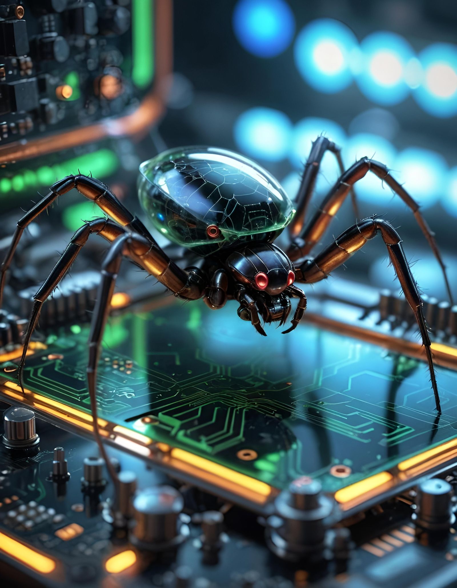 It Hunts Software Bugs  by @Artificial Artist