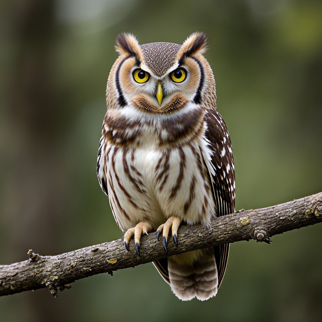 chouette sur une branche (1)