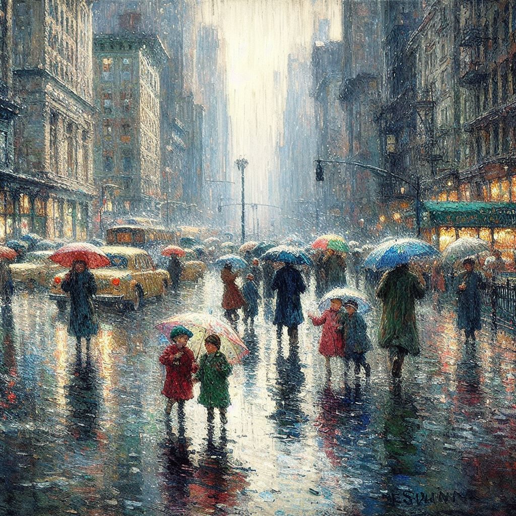 Aqua Rhythms: The Pitter-Patter Serenade of the City