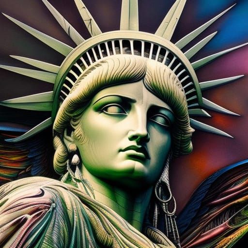 Statue of Liberty - AI Generated Artwork - NightCafe Creator