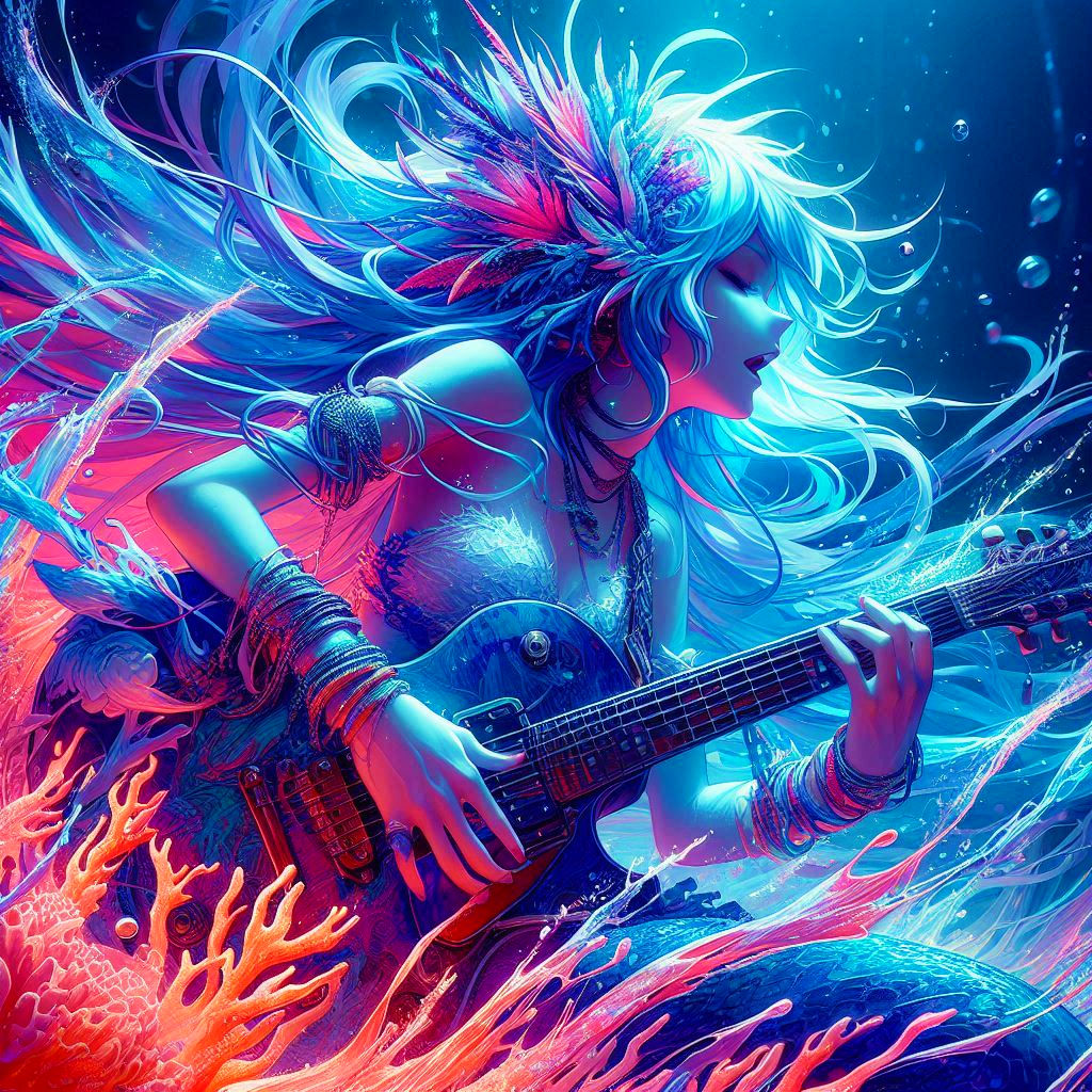 Mermaid Rockstar