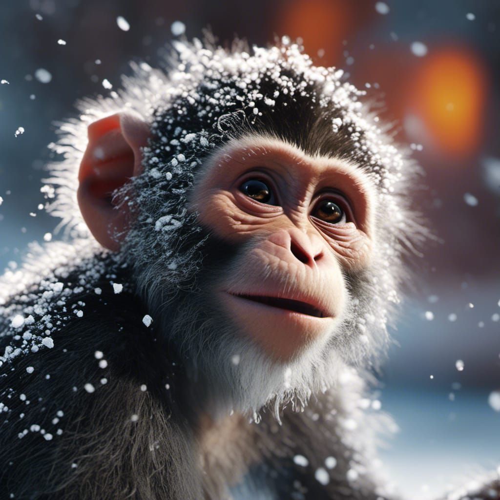 <lora:Realism clash:1.0> detailed portrait of a ruffed snowy textures hyper-realistic digital cinematic artwork mixed media, closeup of a b...