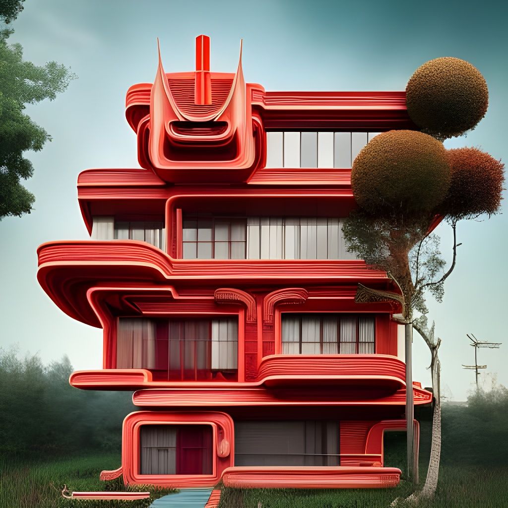 crimson family house