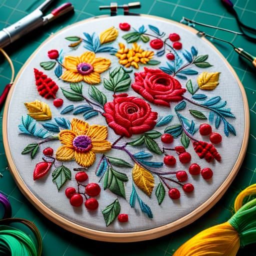 Flower Embroidery 