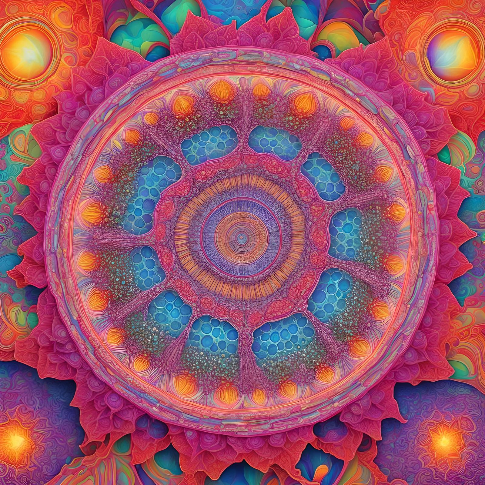 monday wellness mandala