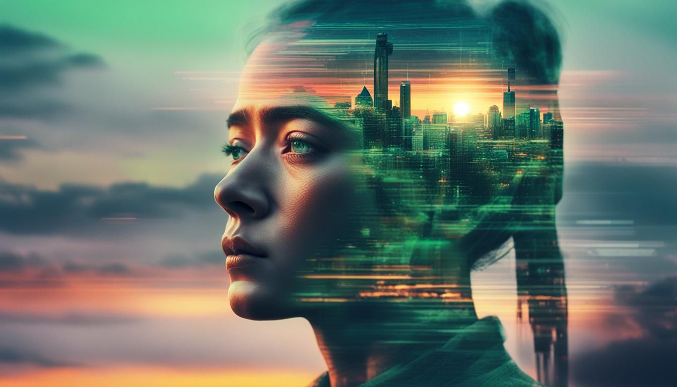 Glitch in my mind  by @MacMikkola