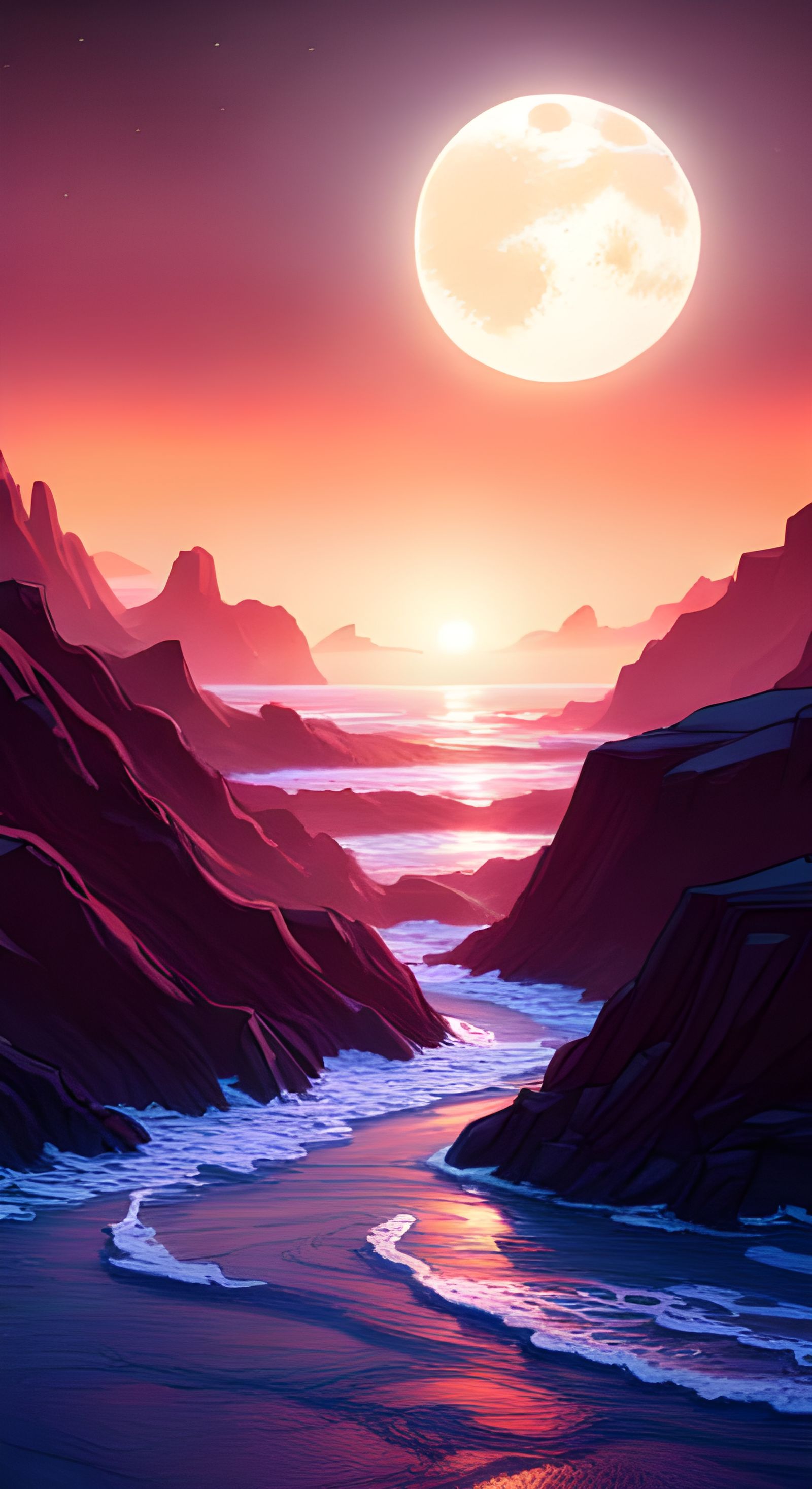 I see a good moon rising