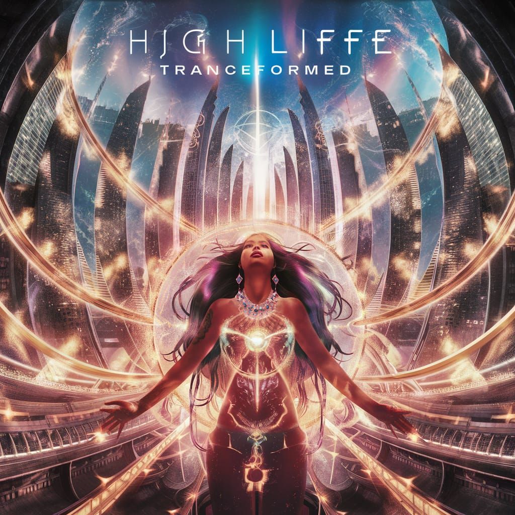 trance album cover called "Tranceformed" by High Life  by @jabba-the-art