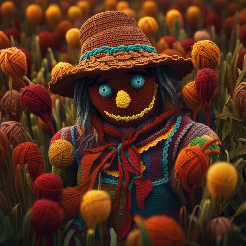 crochet scarecrow 3
