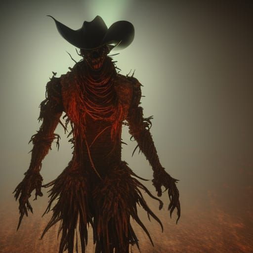the scarecrow demon - AI Generated Artwork - NightCafe Creator