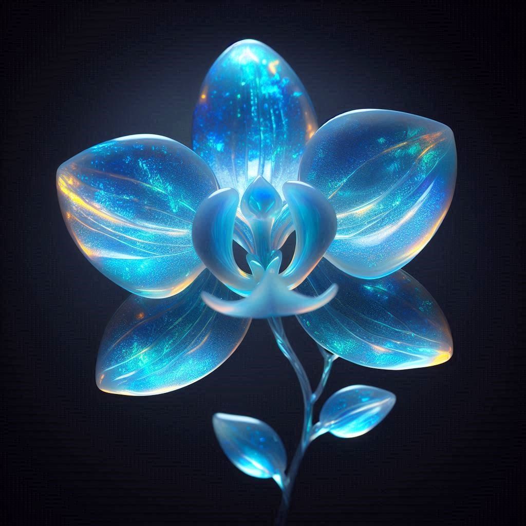 Blue Fire Opal Orchid