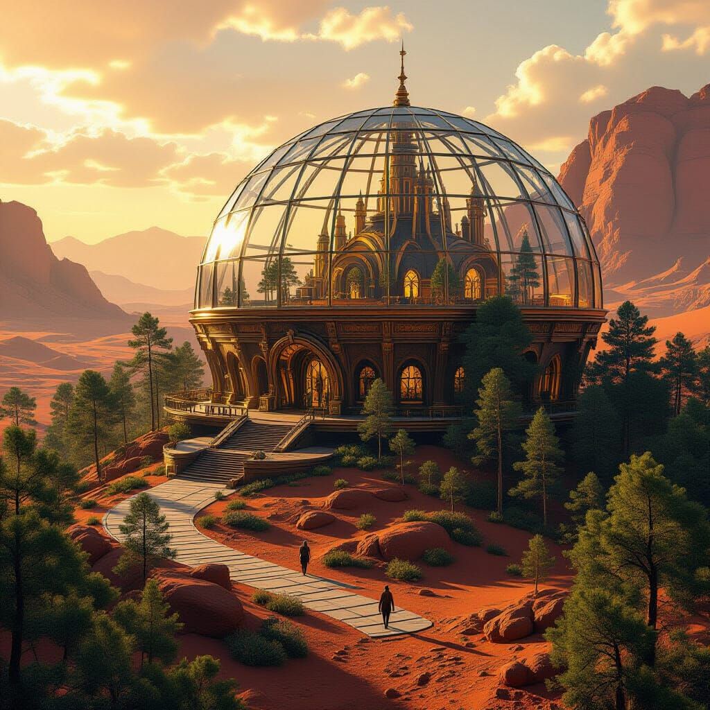 Vie future sur Mars  by @eldrago