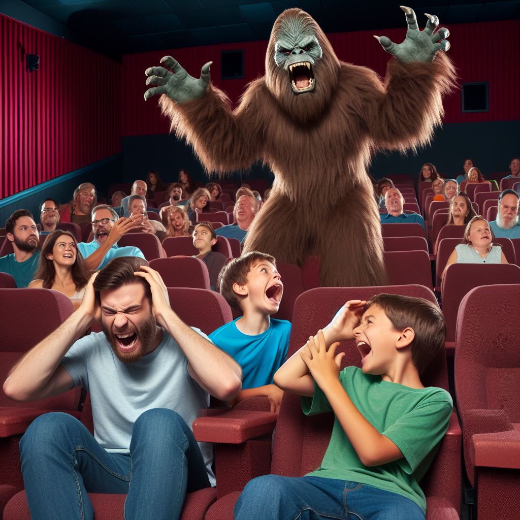 Annoying Talking Theater Patrons Remain Silent For The Remainder Of The Film