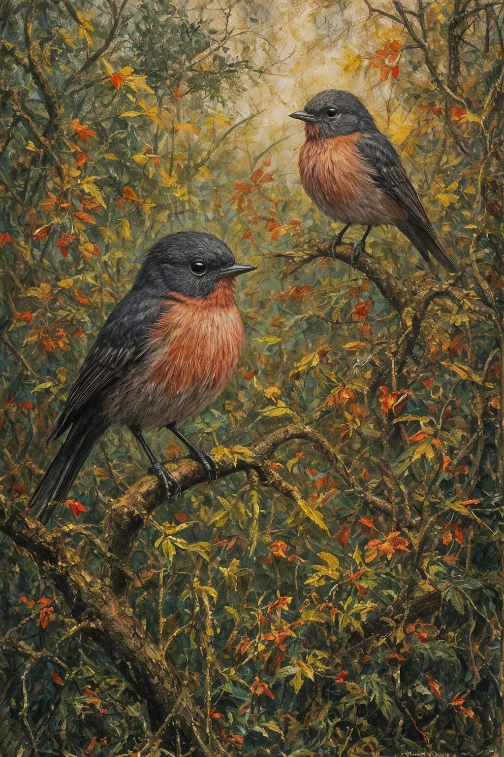 Proud Tasmanian Robins.