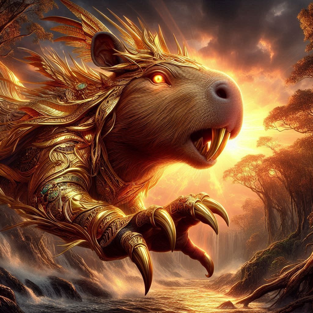 Golden Capybara (Uploaded)