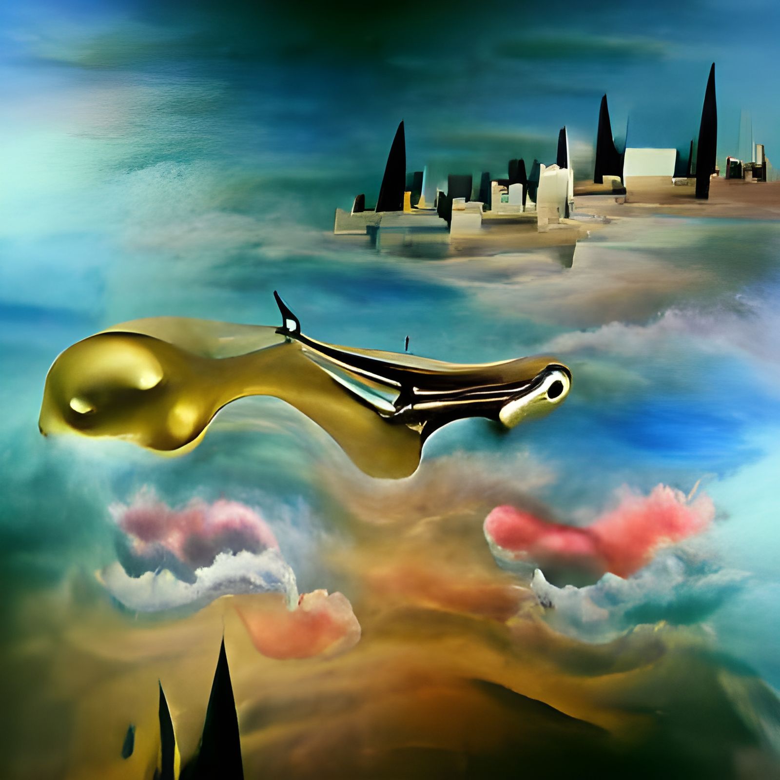 Dreams of flying over a city full of people