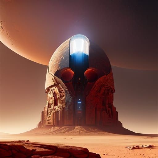 A sci-fi book cover