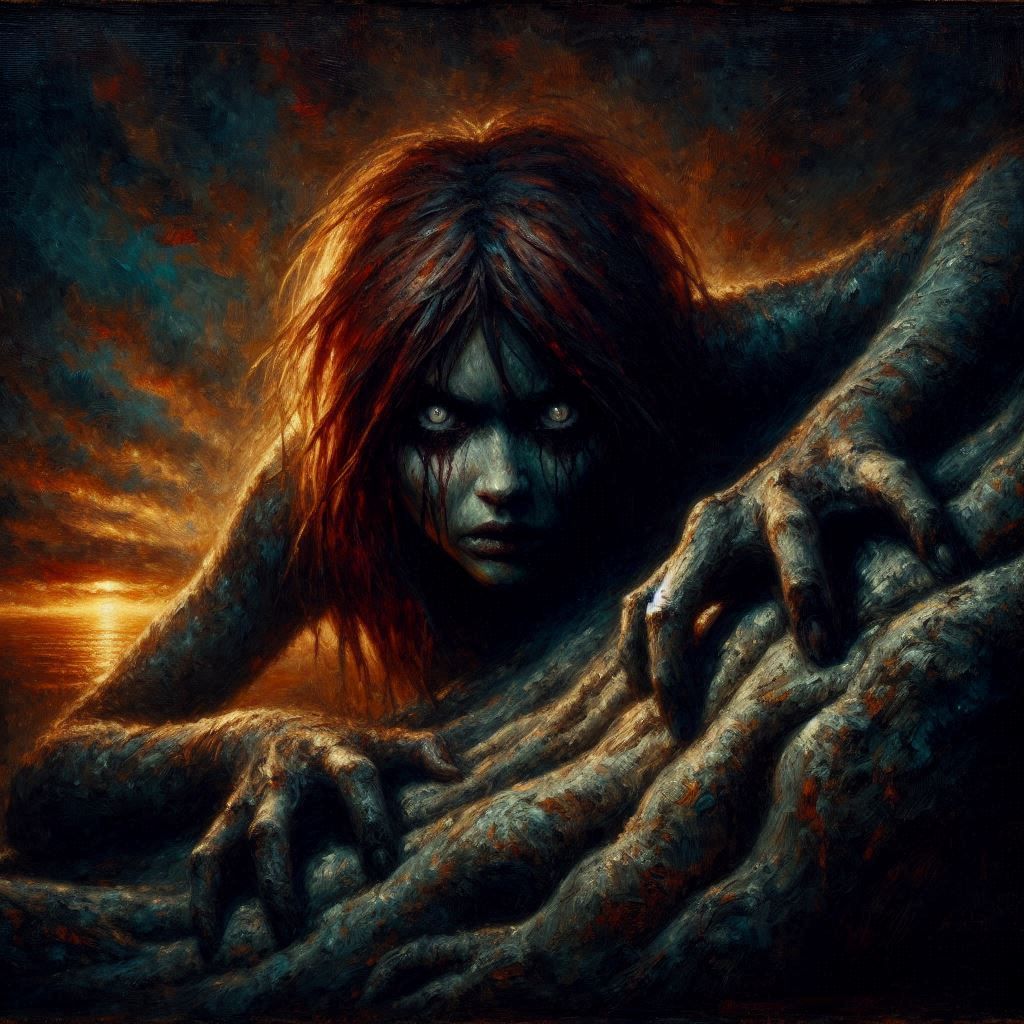 Creeping through the woods