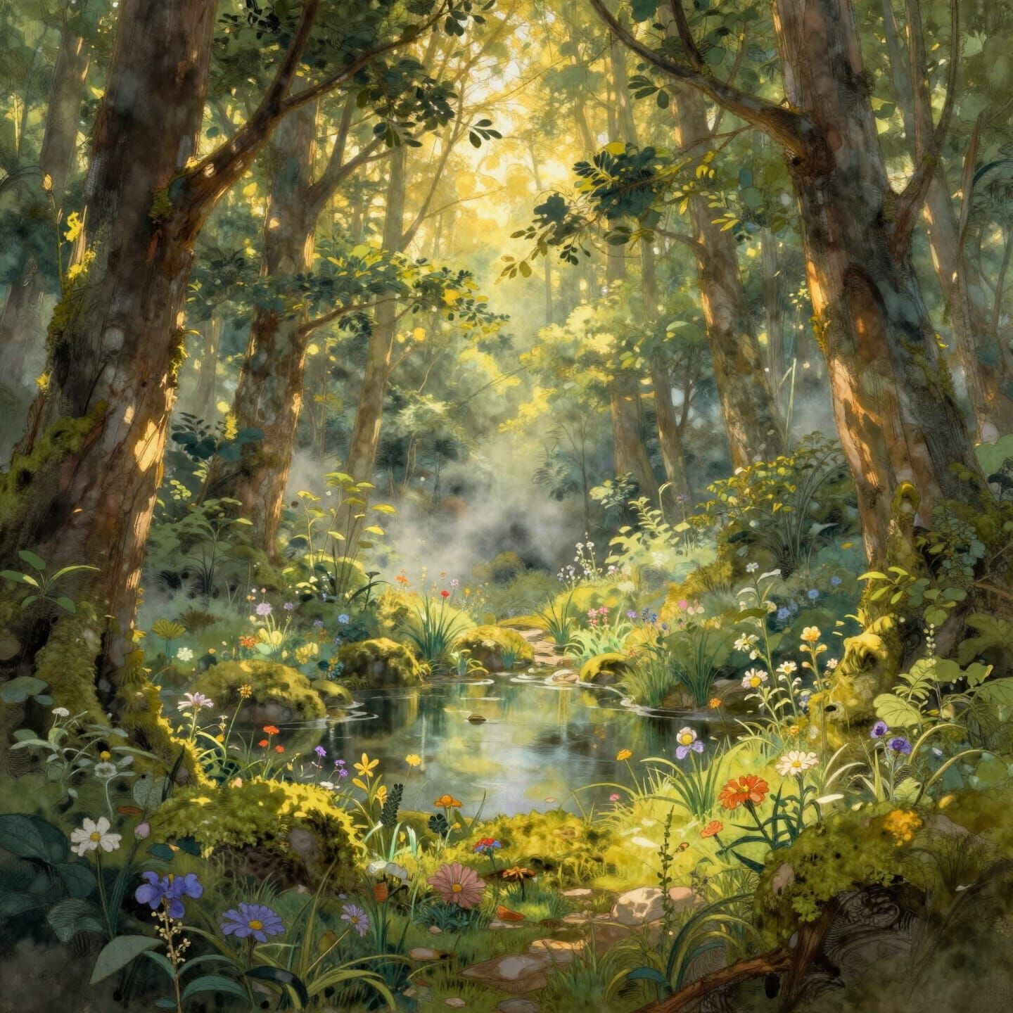 Golden Morning  by @SilverRabbit