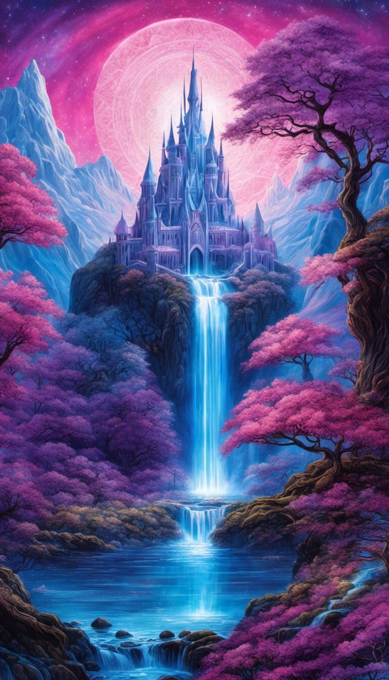 Elven castle  by @Keysa