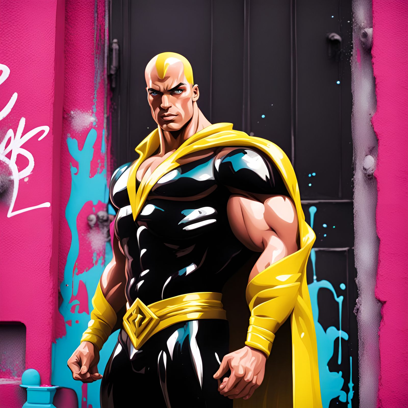 Black Adam 01 - AI Generated Artwork - NightCafe Creator