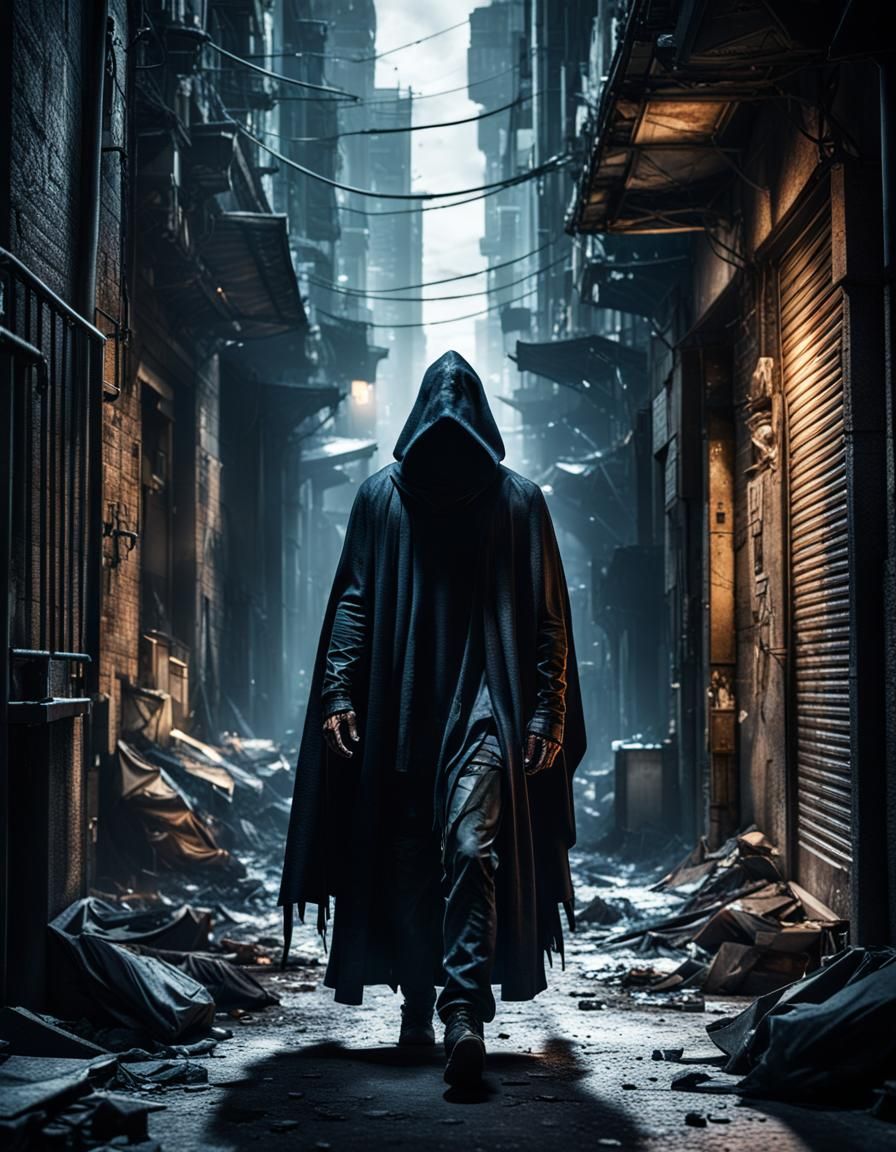 A Man Cloaked in Shadows  by @EmzMc