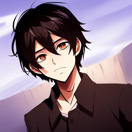 simple anime boy - AI Generated Artwork - NightCafe Creator