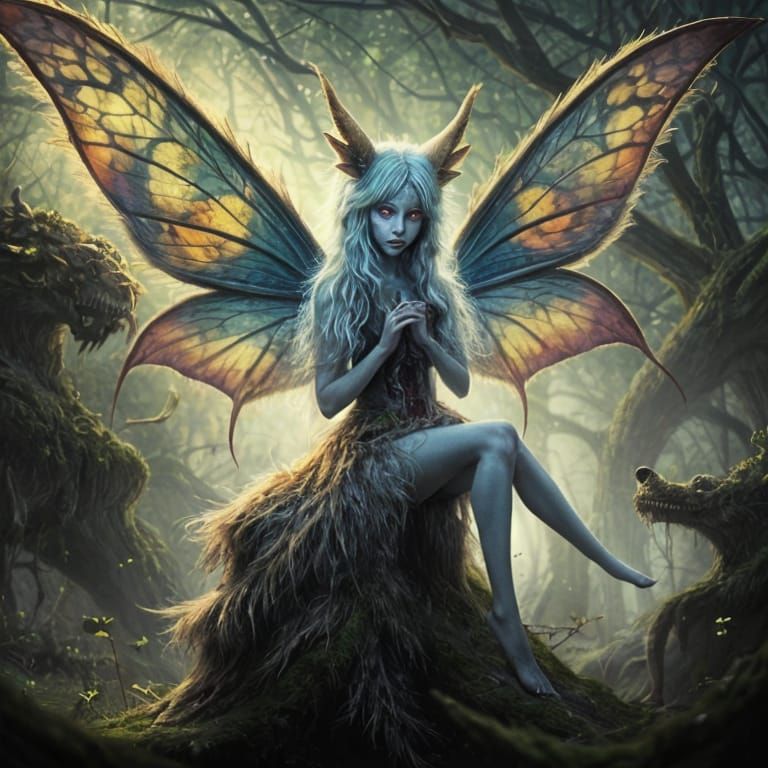 She’s a little dark…