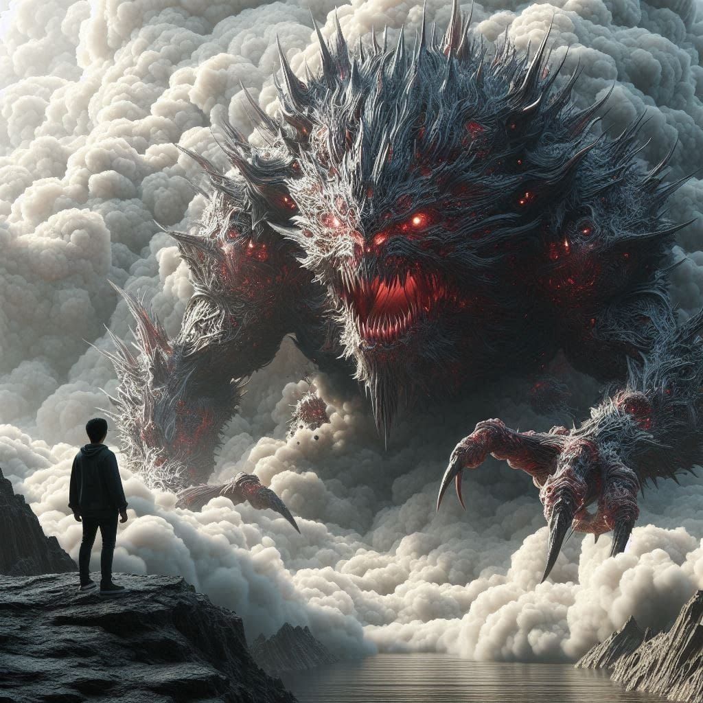 Coming out of the clouds