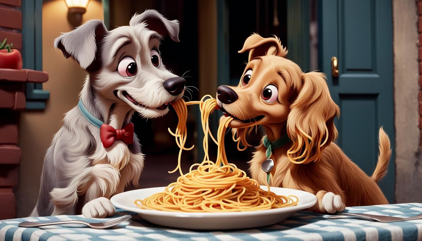 Lady and the tramp   by @The Crazy One