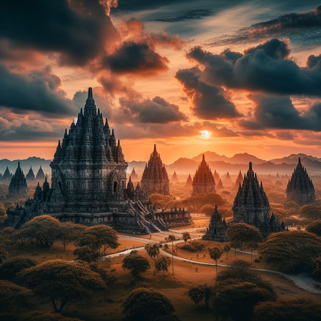 Candi Prambanan Java Indonesia