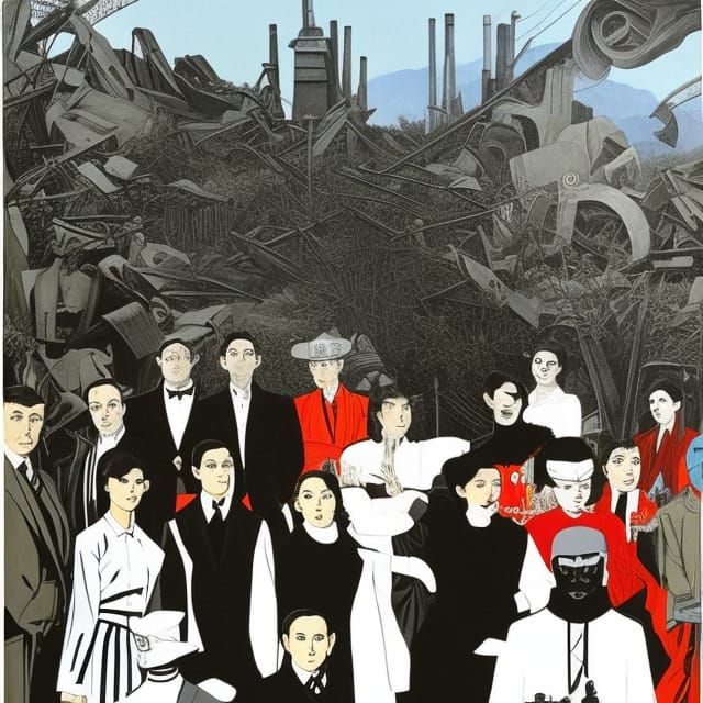 the architecture in the industrial complex