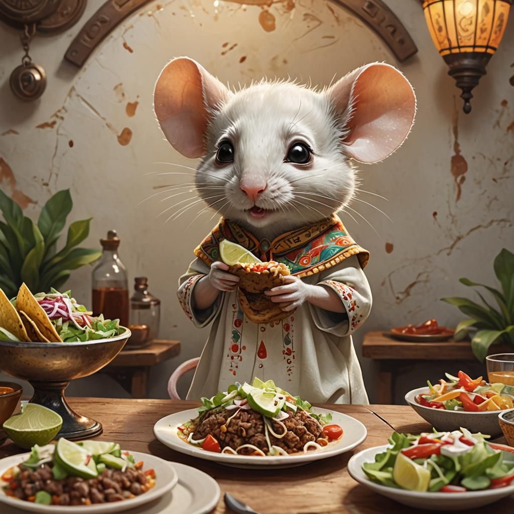 The Mexican Mouse. - AI Generated Artwork - NightCafe Creator