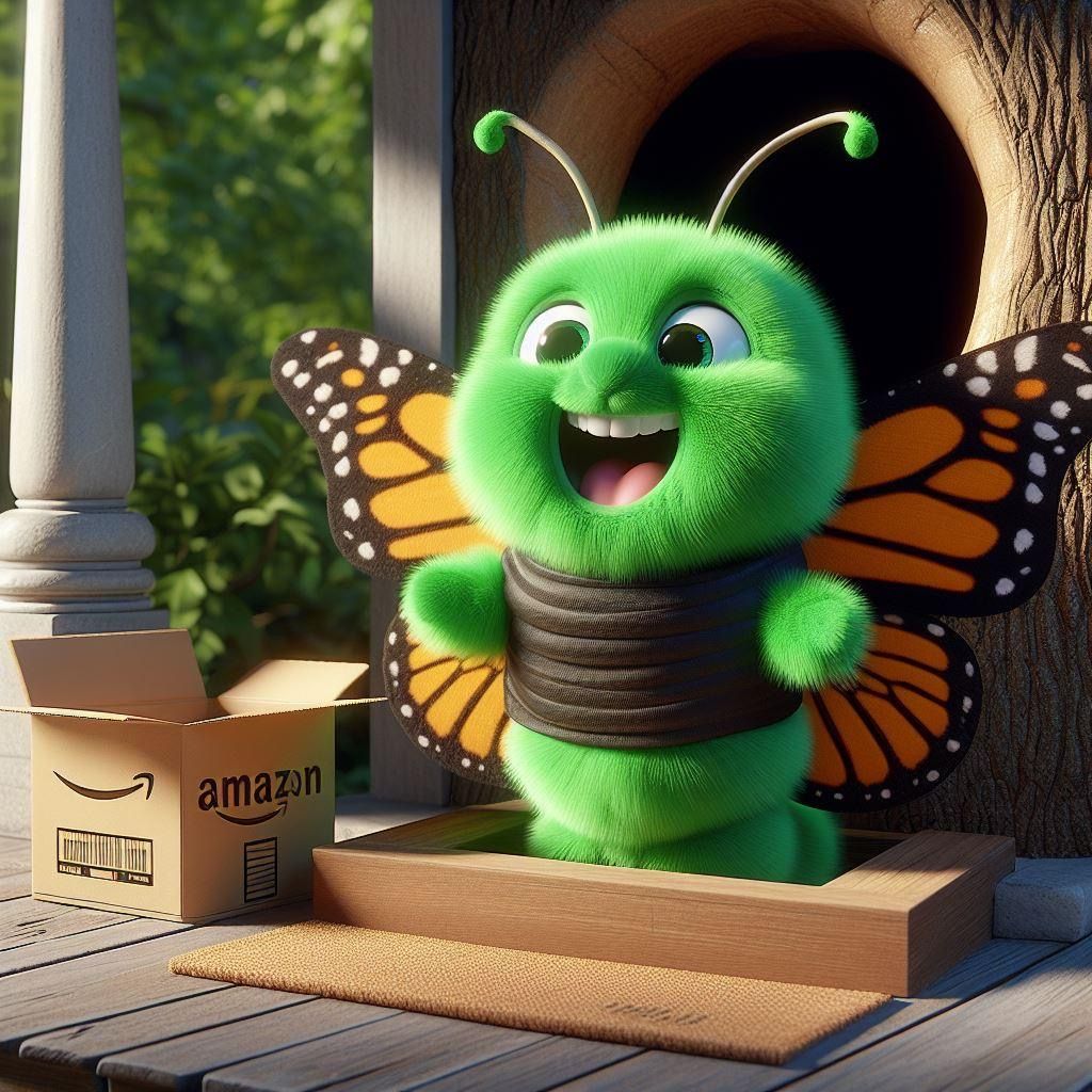 The Impatient Caterpillar Orders Wings