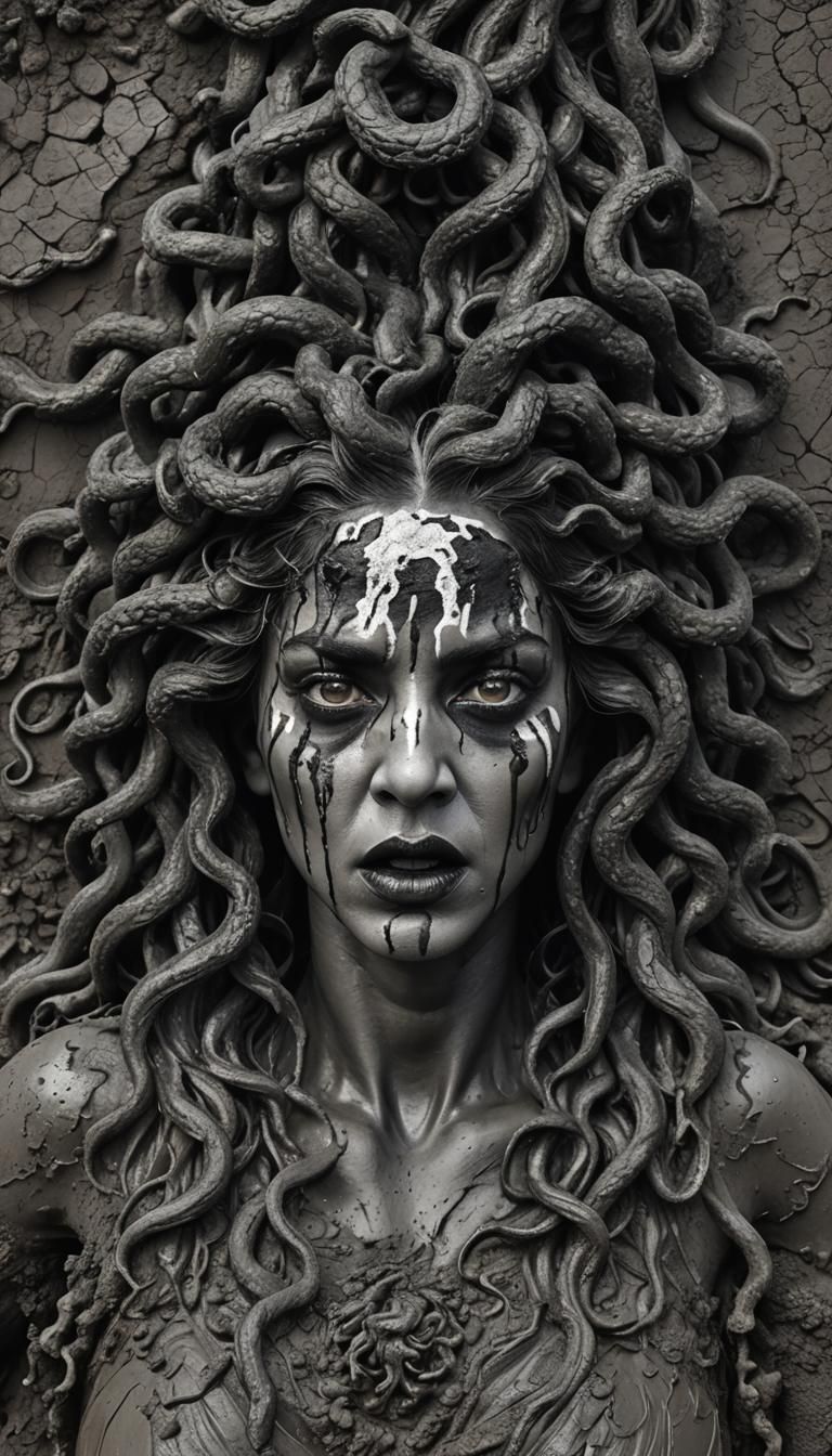 portrait of Gorgon - AI Generated Artwork - NightCafe Creator