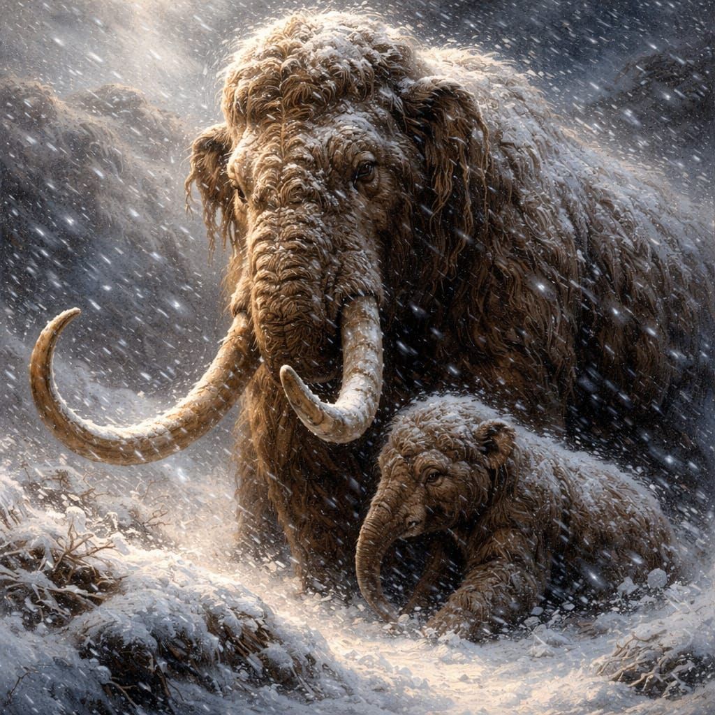 Mother & Calf  by @Filling The Empty