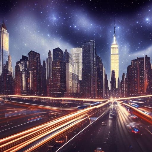 New York City  by @AllOverArt