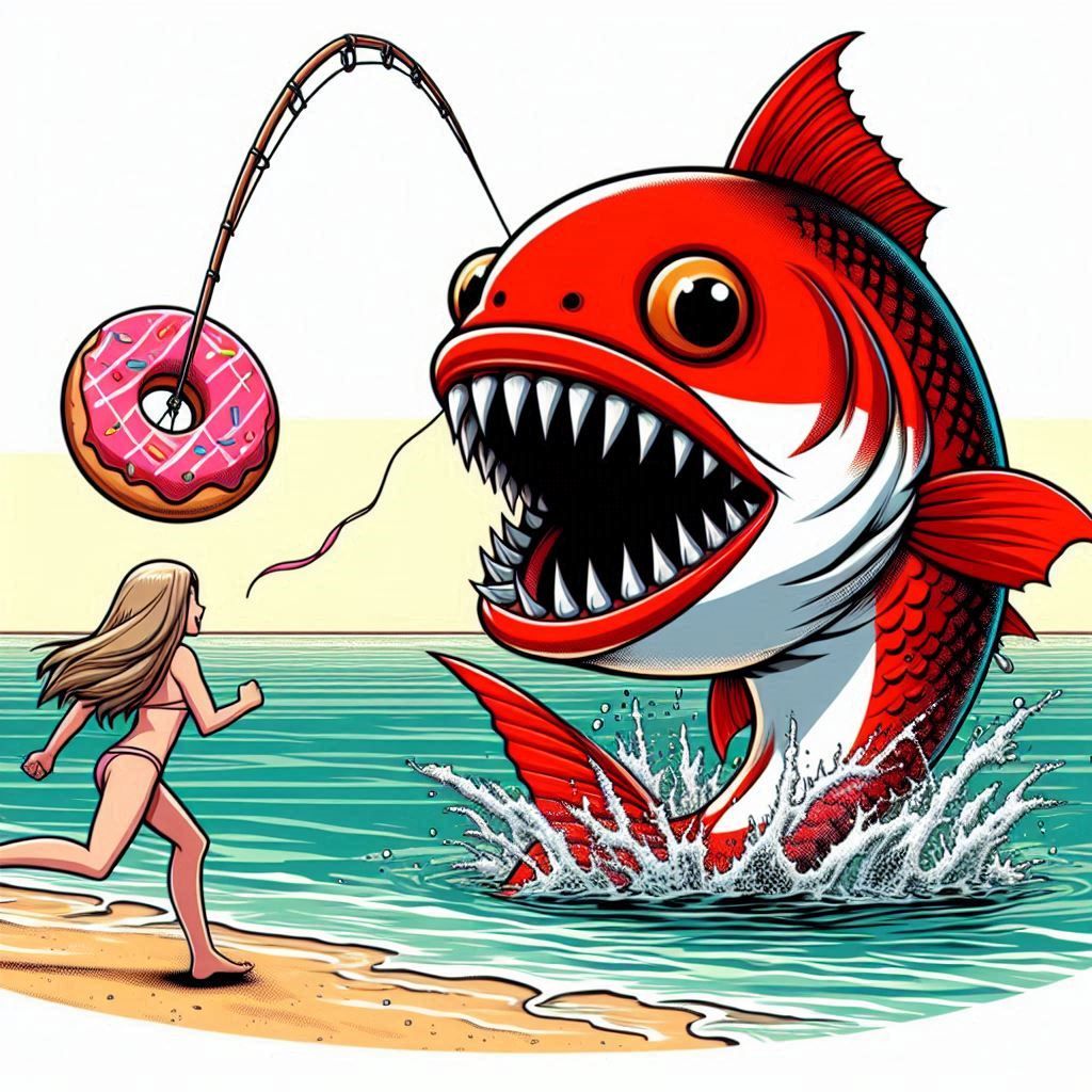 Here human human, I got treat for you!