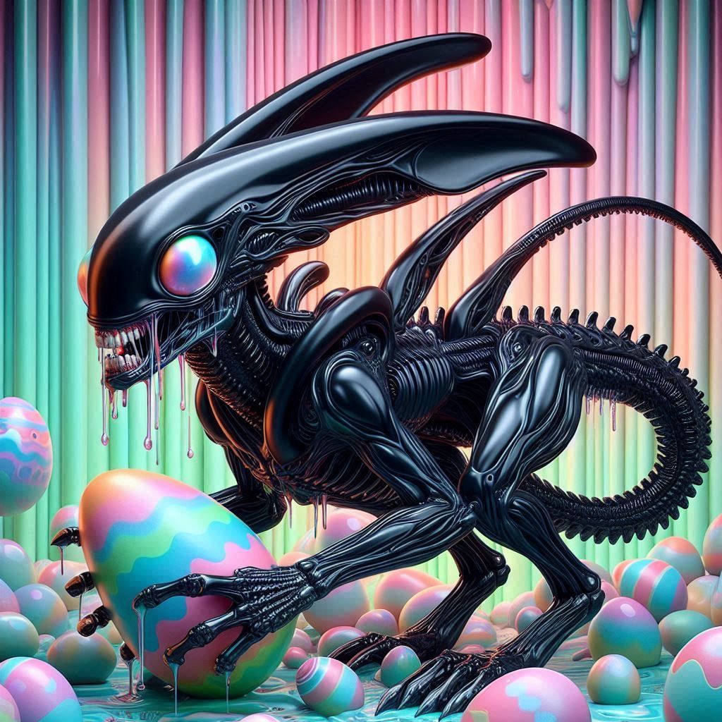 pastel easter xeno-bunny