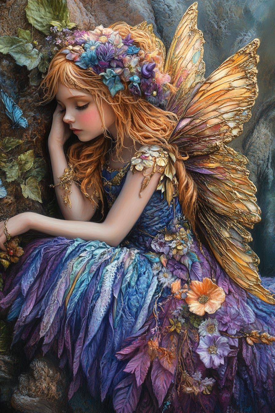 sleeping fairy