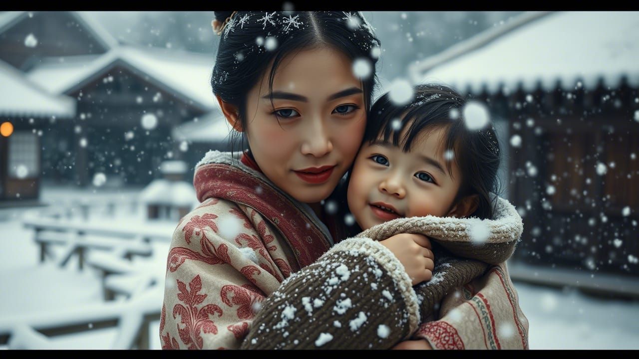 The warmth of love can outshine even the coldest winter—wrap...