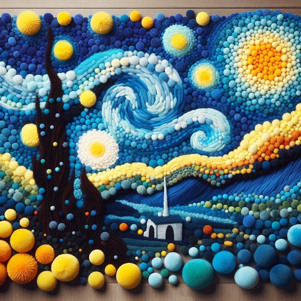 Pompom Pop Starry Night
