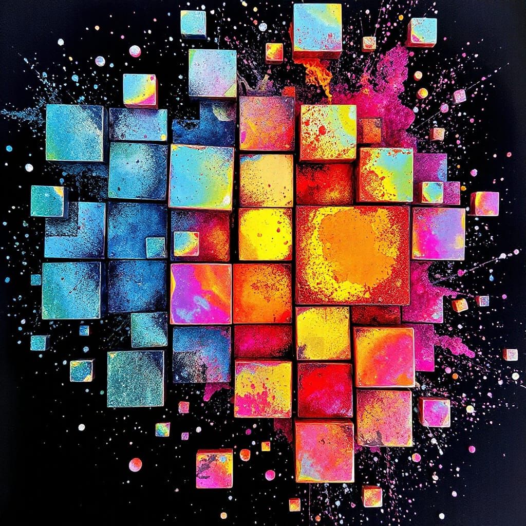 Dynamic Squares  by @bookwrm0706