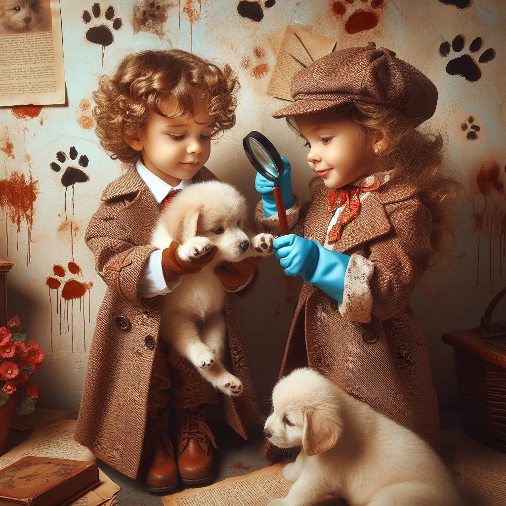 DOES HIS PAWPRINTS MATCH THE PRINTS WE FOUND?