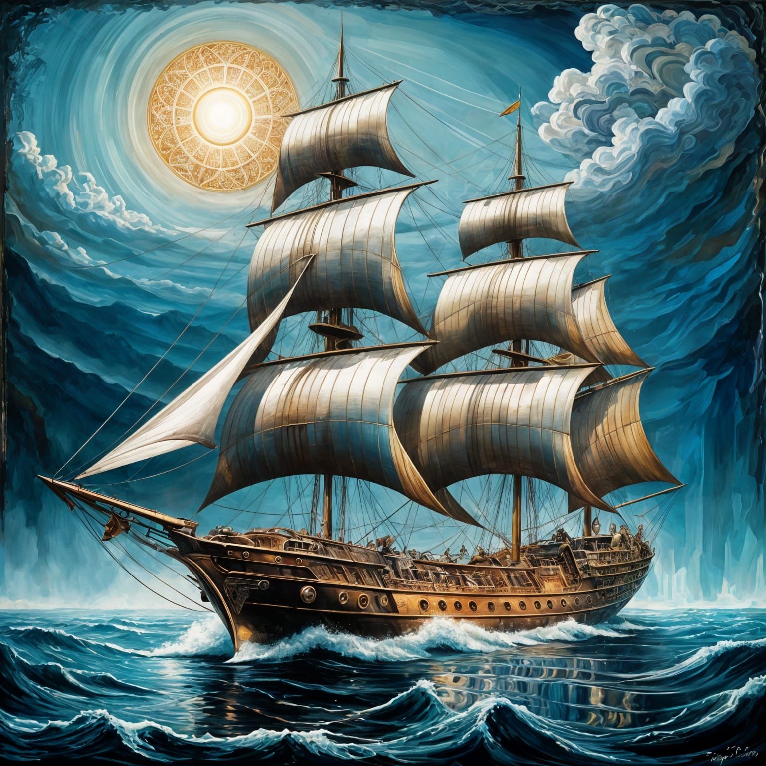 Sailing The Vast Ocean   by @Fince Army