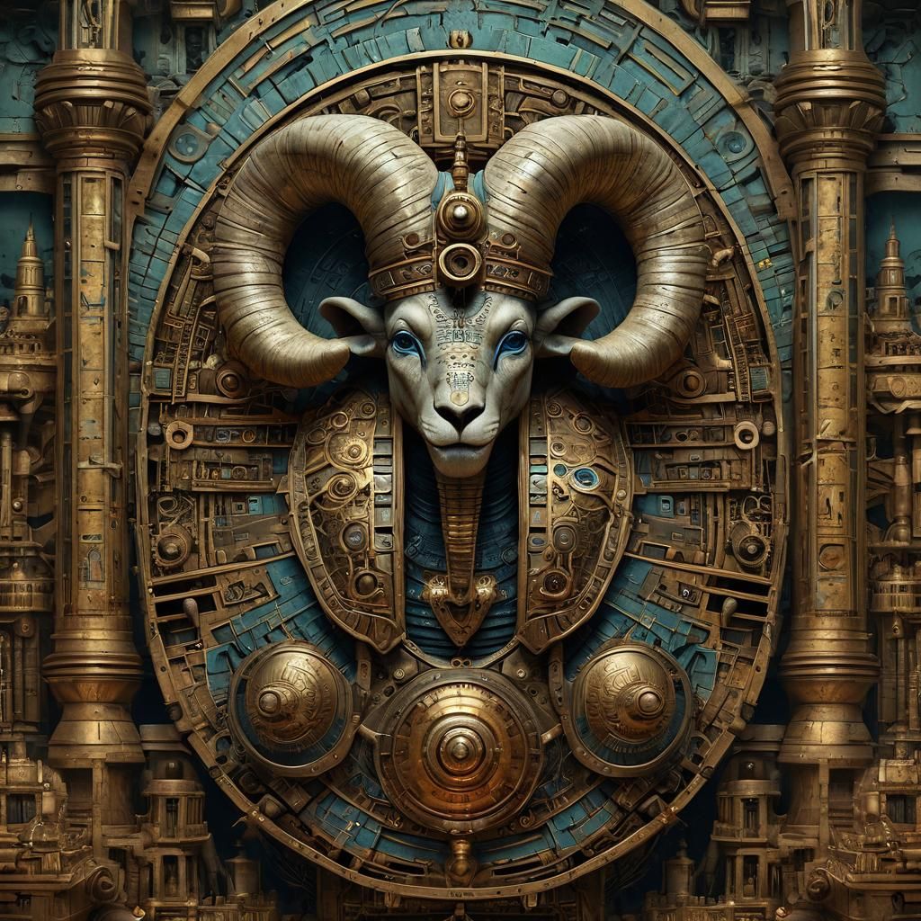 “Cult of the Snail-Aries God in an ancient Egyptian city”