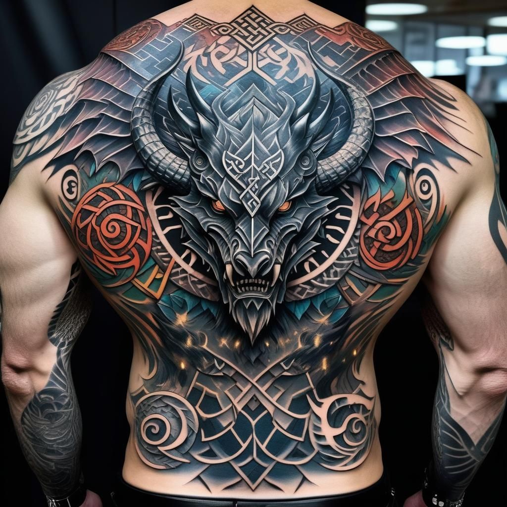 Nordic tattoo  by @Tamminga Designs