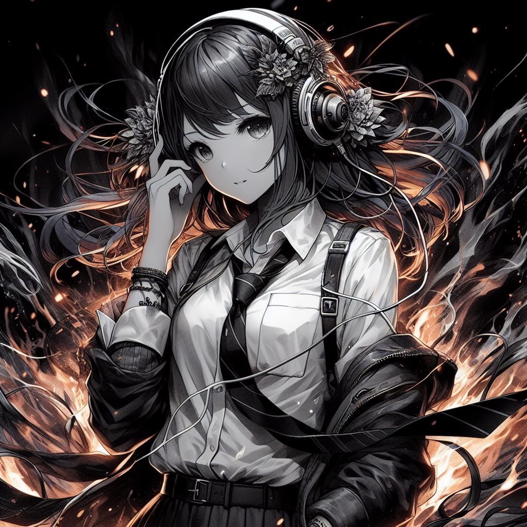 headphone girl
