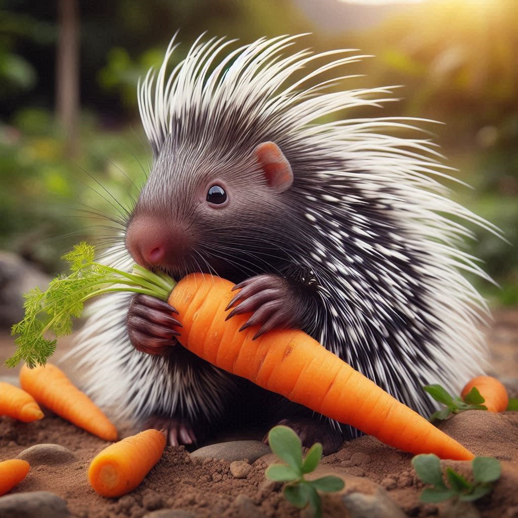 Someone snuck into the garden!